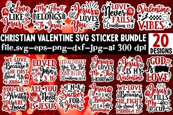 Download Christian Valentine SVG Bundle - Svg Collection