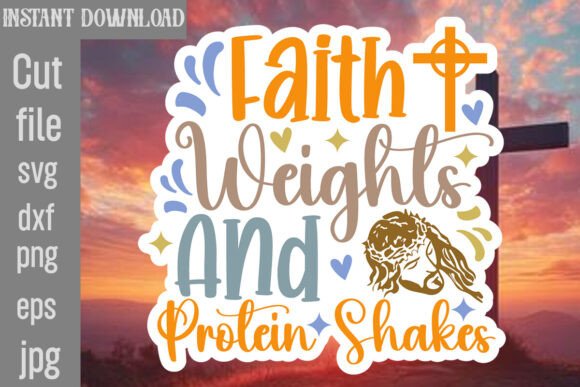 Download Faith Weights and Protein Shakes SVG - Svg Collection