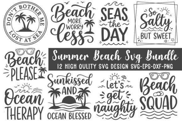 Download Summer Beach Svg Bundle - Svg Collection