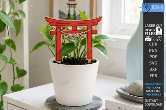 Download Decorative Plant Stakes Laser Cut | CNC - Decor Collection