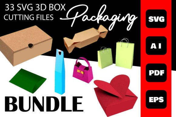Download Versatile SVG Bundle Packaging Templates - Svg Collection
