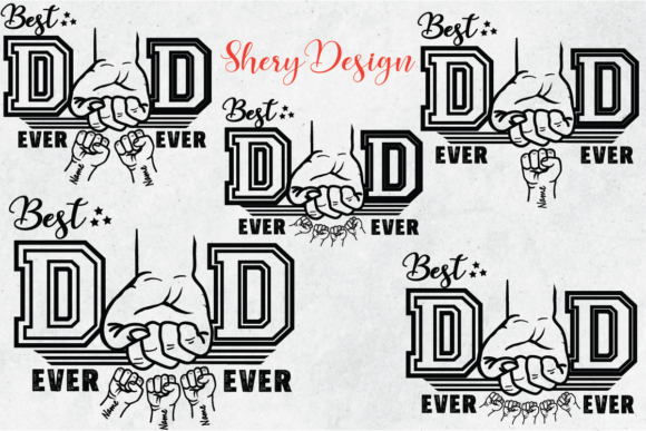 Download 1-5 Personalized Best Dad Ever Svg - Svg Collection