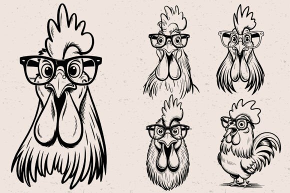 Download Funny Chicken SVG Bundle - Svg Collection