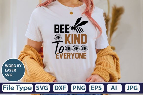 Download Bee Kind to Everyone SVG Cut File - Svg Collection