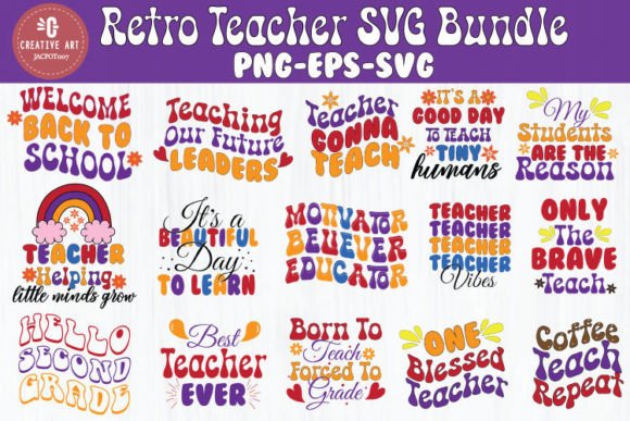 Download Retro Teacher SVG Bundle - Svg Collection