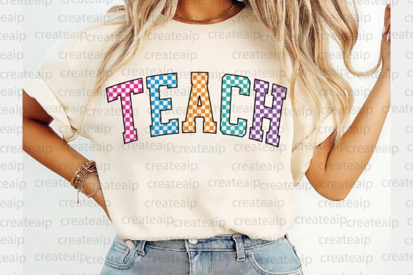 Download Teacher Checkered Varsity Png, Teach Svg - Svg Collection