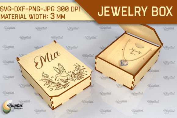 Download Jewelry Box SVG. Lasercut Small Gift Box - Svg Collection