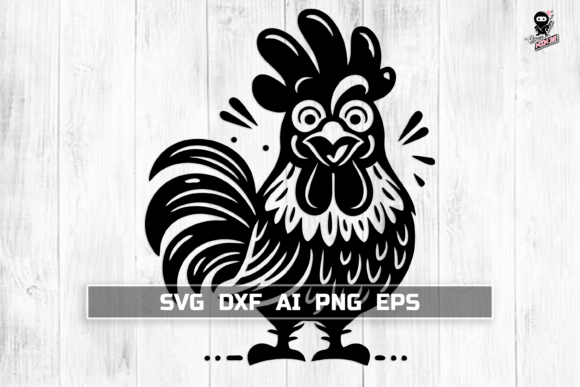 Download Silly Rooster SVG, Funny Farm Animal - Svg Collection