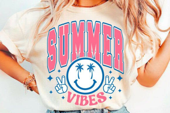 Download Summer Vibes SVG, Retro Summer PNG, - Svg Collection
