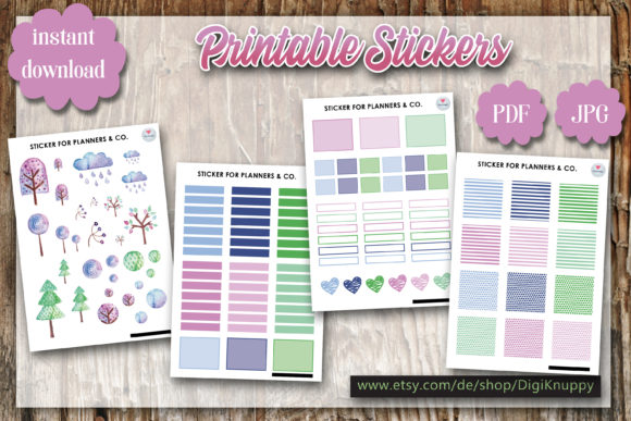 Download Printable Autumn Stickerset - Autumn stickers Collection