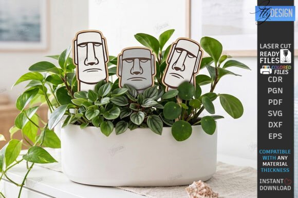 Download Decorative Plant Stakes Laser Cut | CNC - Decor Collection