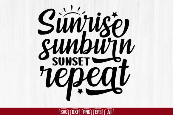 Download Sunrise Sunburn Sunset Repeat Svg - Svg Collection