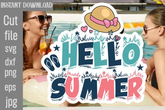 Download Hello Summer SVG Cut File - Svg Collection