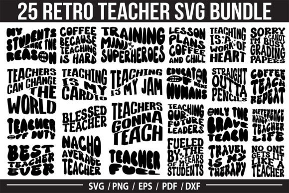 Download Retro Teacher SVG Bundle, Teacher SVG - Svg Collection