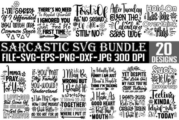 Download Sarcastic SVG Bundle,Funny SVG Bundle - Svg Collection