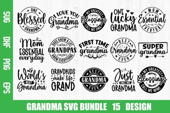 Download Grandma SVG Bundle - Svg Collection