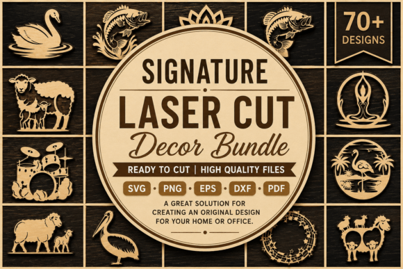 Download Signature Laser Cut Decor SVG Bundle - Svg Collection