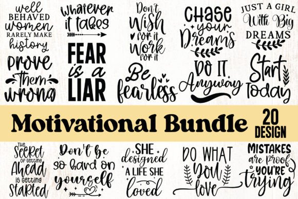 Download Motivational SVG Bundle - Svg Collection