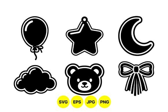 Download Cute Kids Silhouette SVG Icons - Svg Collection
