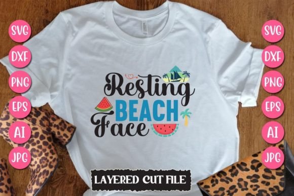 Download Resting Beach Face Svg Cut File - Svg Collection