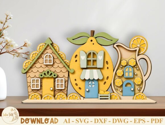 Download Lemon House Laser Cut File SVG Bundle - Svg Collection