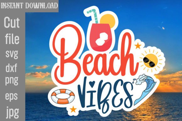 Download Beach Vibes SVG Cut File - Svg Collection