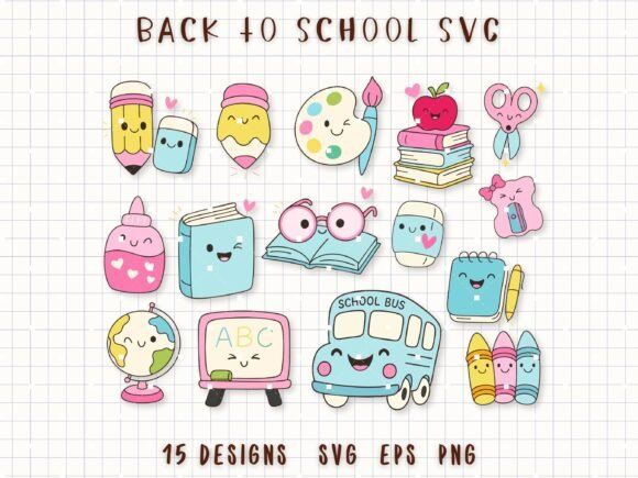 Download Back to School SVG Cute School Clipart - Svg Collection