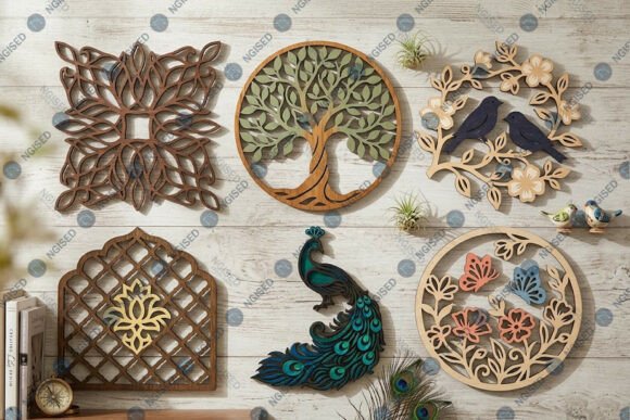 Download Laser Cut Wall Decor Bundle SVG - Svg Collection