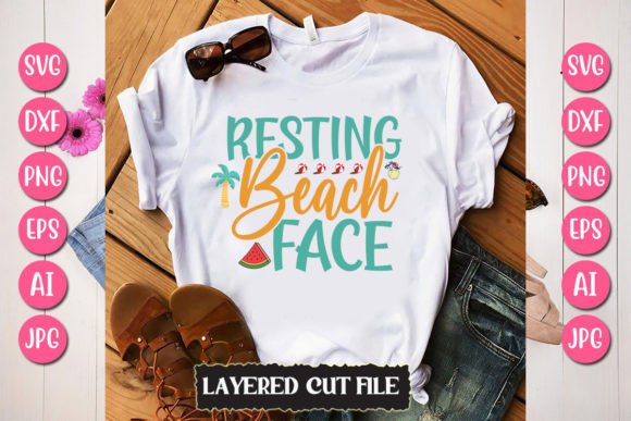 Download Resting Beach Face Svg Cut File - Svg Collection