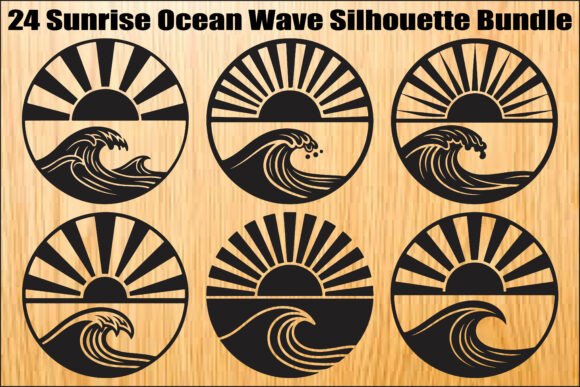 Download Ocean Sunrise Wave SVG Bundle - Svg Collection