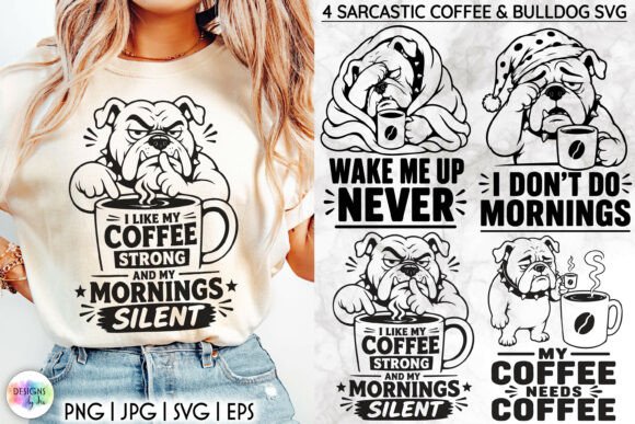 Download Sarcastic Bulldog Coffee Love SVG - Svg Collection