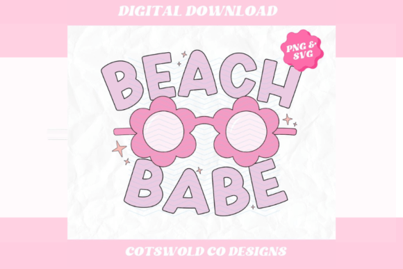 Download Beach Babe Retro Summer PNG SVG Design - Svg Collection