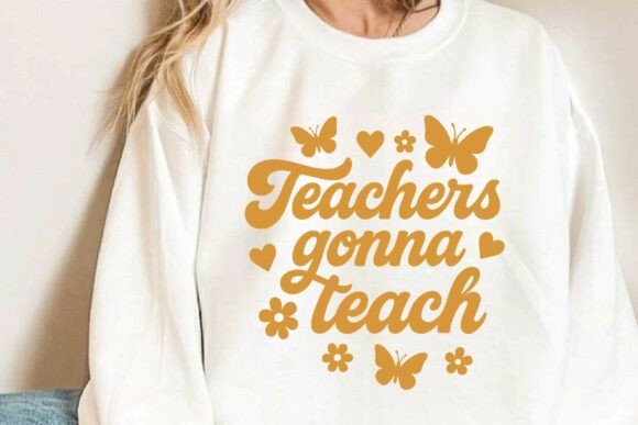 Download Teachers Gonna Teach SVG, Retro Teacher - Svg Collection