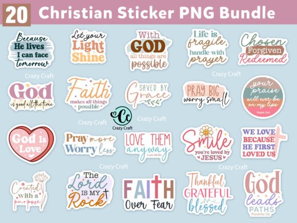 Download Christian Digital Stickers Svg Bundle - Svg Collection