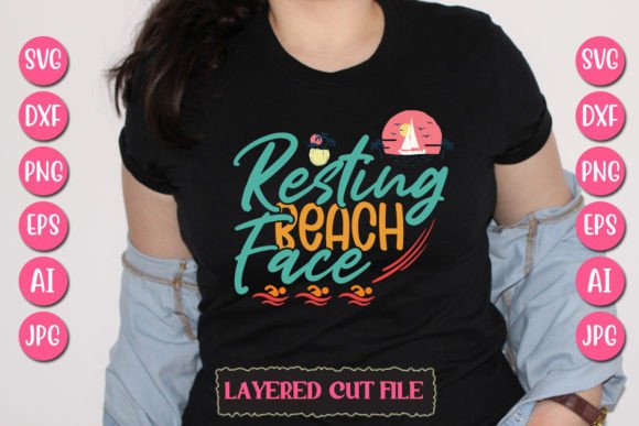 Download Resting Beach Face Svg Cut File - Svg Collection