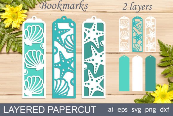 Download Bookmark with Seashell Svg, Summer - Svg Collection