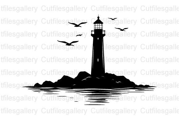 Download Lighthouse on the Island SVG, Summer SVG - Svg Collection