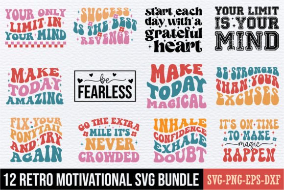 Download Retro Motivational Svg Bundle - Svg Collection