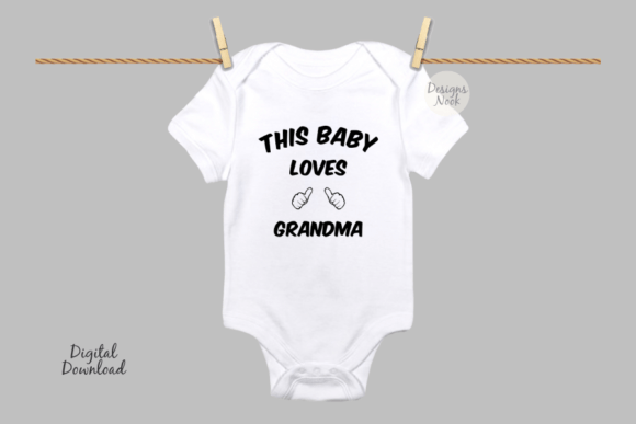 Download This Baby Loves Grandma SVG, Grandma SVG - Svg Collection