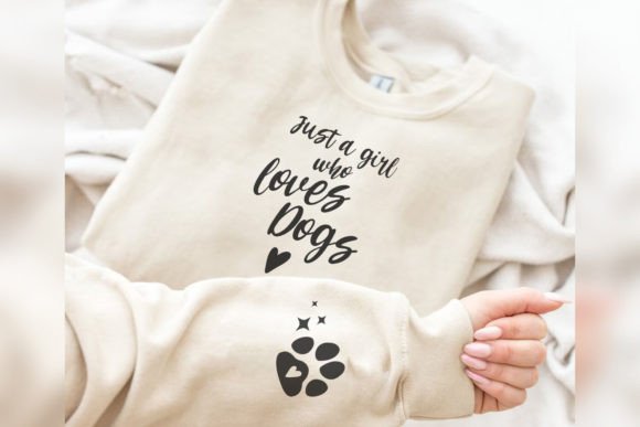Download Just a Girl Who Loves Dogs SVG Sleeve - Svg Collection