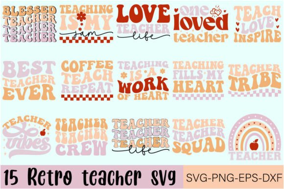 Download 15 Retro Teacher Svg Bundle - Svg Collection