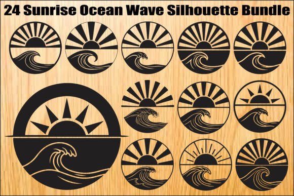 Download Ocean Sunrise Wave SVG Bundle - Svg Collection