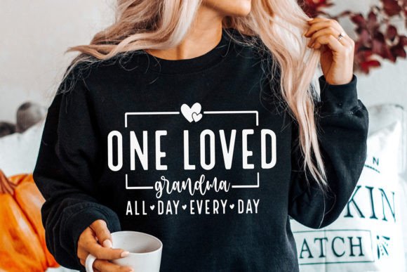 Download One Loved Grandma SVG, Grandma Gift SVG - Svg Collection