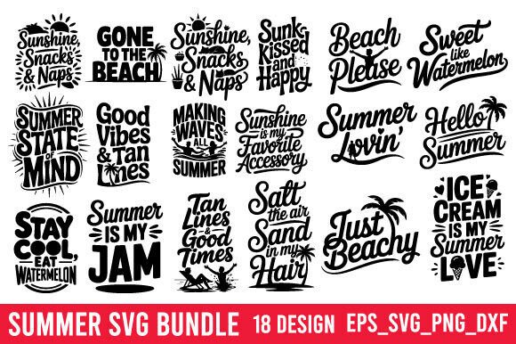 Download Summer Svg Design Bundle. - Svg Collection