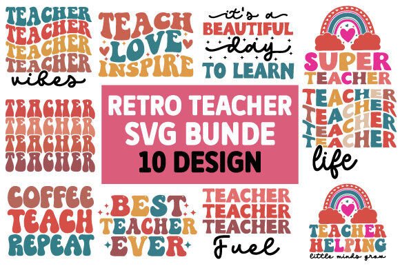 Download Retro Teacher Svg Bundle - Svg Collection