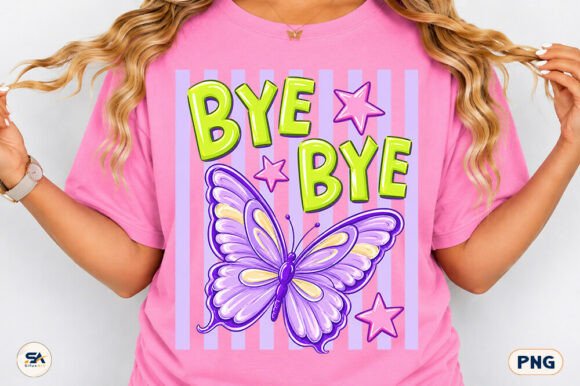Download Bye Bye Butterfly PNG Last Day of School - Premium Bundle