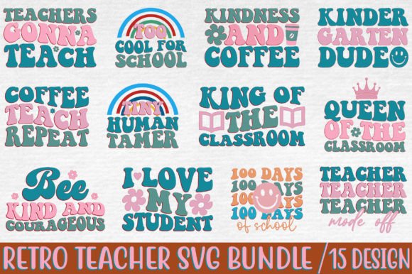 Download Retro Teacher Svg Bundle - Svg Collection