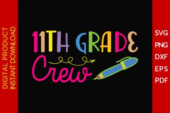 Download 11th Grade Crew Back to School Gift SVG - Svg Collection