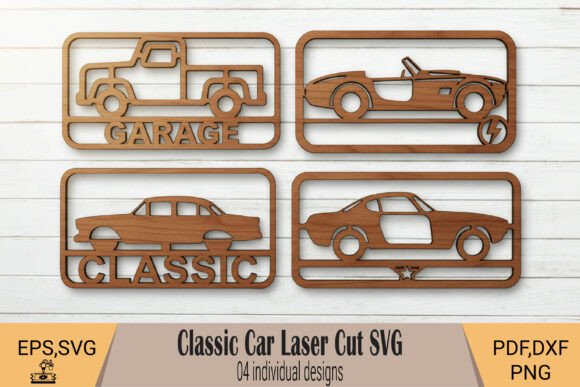 Download Classic Car Wall Art Laser SVG - Svg Collection