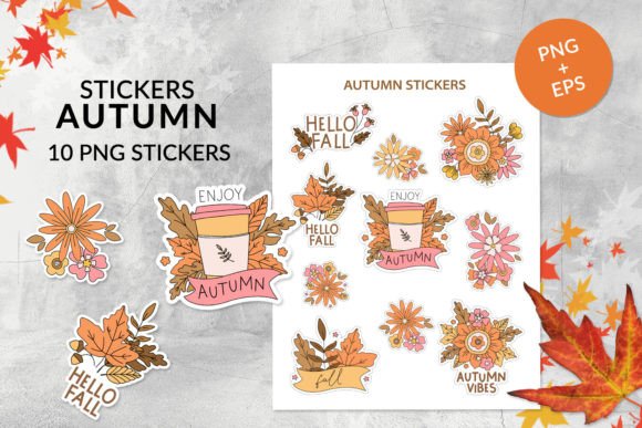 Download Printable Autumn Stickers - Autumn stickers Collection